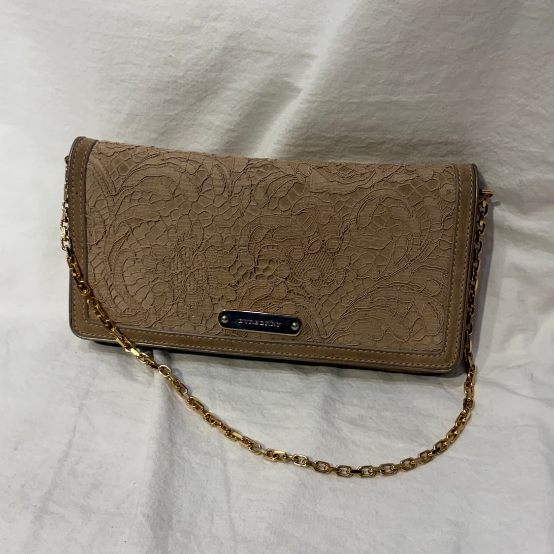 버버리 레이스 패턴 체인 클러치 숄더백 가방 상품이미지1