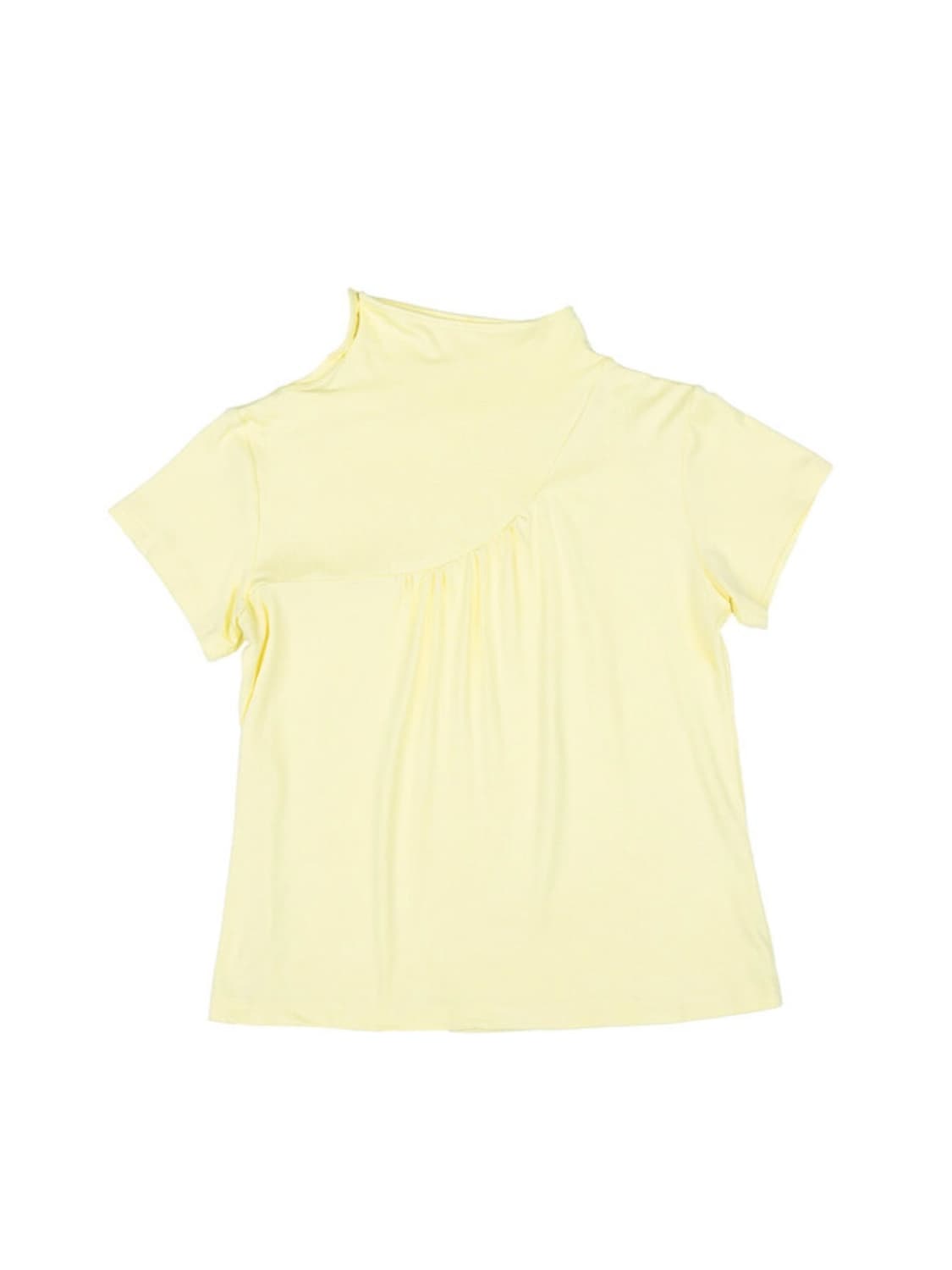 Safari sula Stitch Drape Jersey in Lemon 상품이미지6