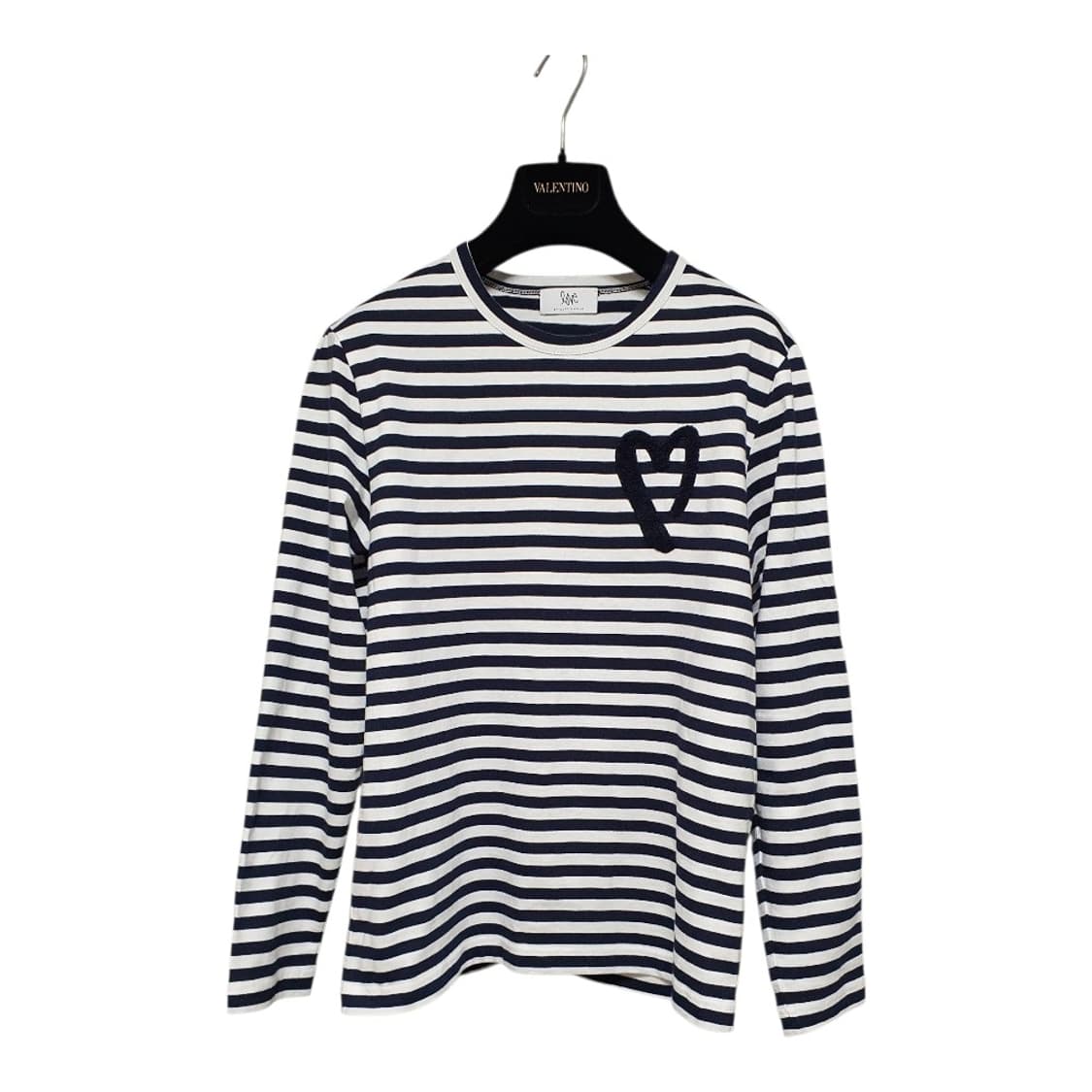 커티스쿨릭 스트라이프 와펜 하트 긴팔 티셔츠 m 상품이미지1