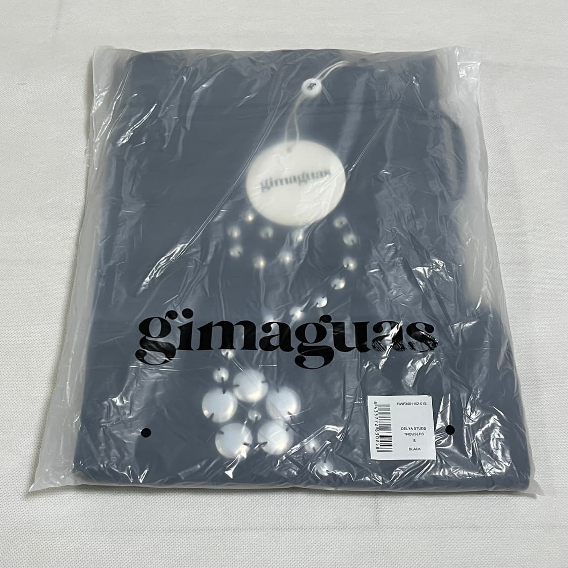 [S]기마구아스 Delya 스터드 팬츠/블랙 상품이미지5