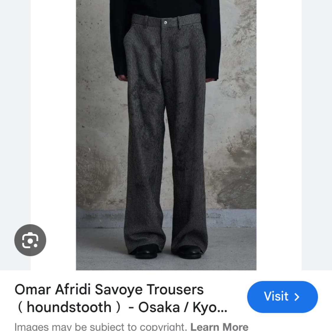 Omar Afridi 오마르 아프리디 헤링본 그레이 팬츠 (드리스반노튼 상품이미지2