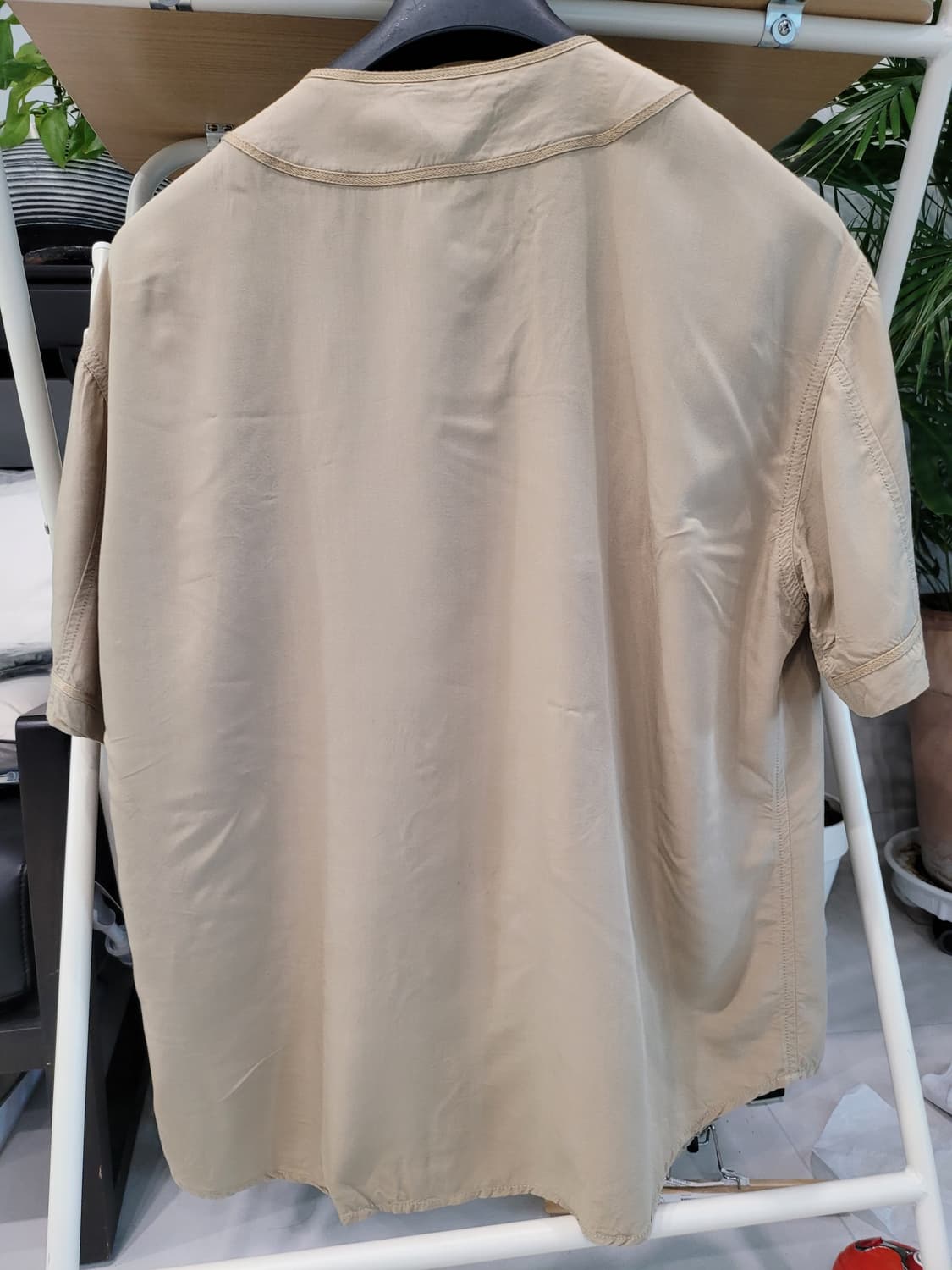 🐅(4) 니코앤드 UNSTUDIED 타이거 자수 레이온 베이스볼 셔츠 상품이미지5