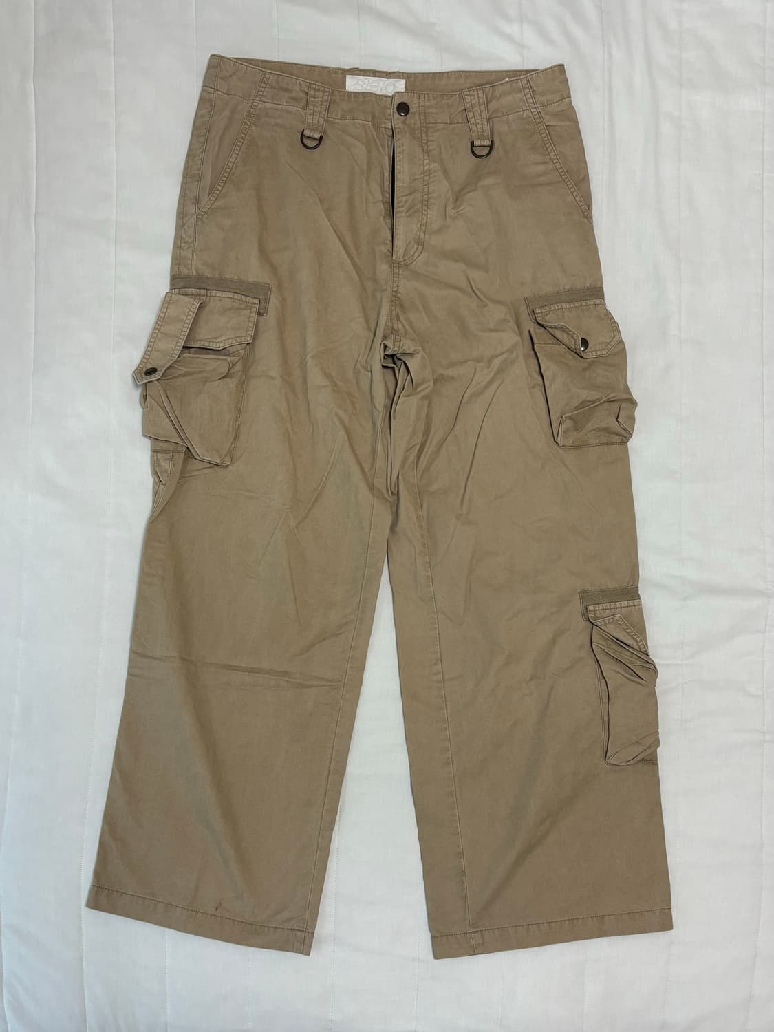 S/E/O 워시드 카고팬츠 베이지 3사이즈 상품이미지3