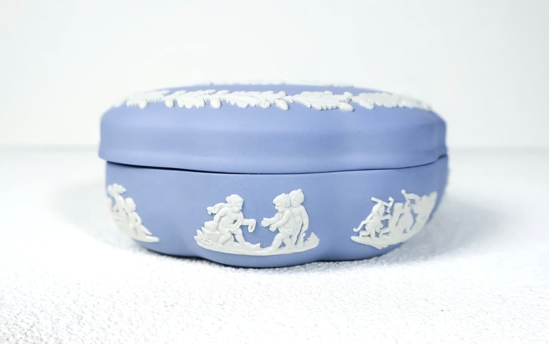 [영국앤틱] 웨지우드 제스퍼웨어 트링켓박스 보석함_ 페일블루 상품이미지6