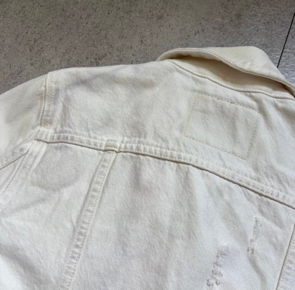 리바이스 화이트 데님 자켓 상품이미지3