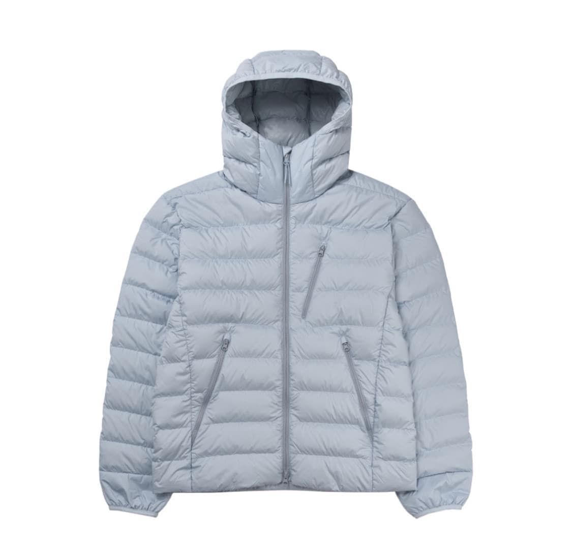 무신사 스탠다드 시티 레저 후드 라이트 다운 자켓 클라우디 블루 M 상품이미지1
