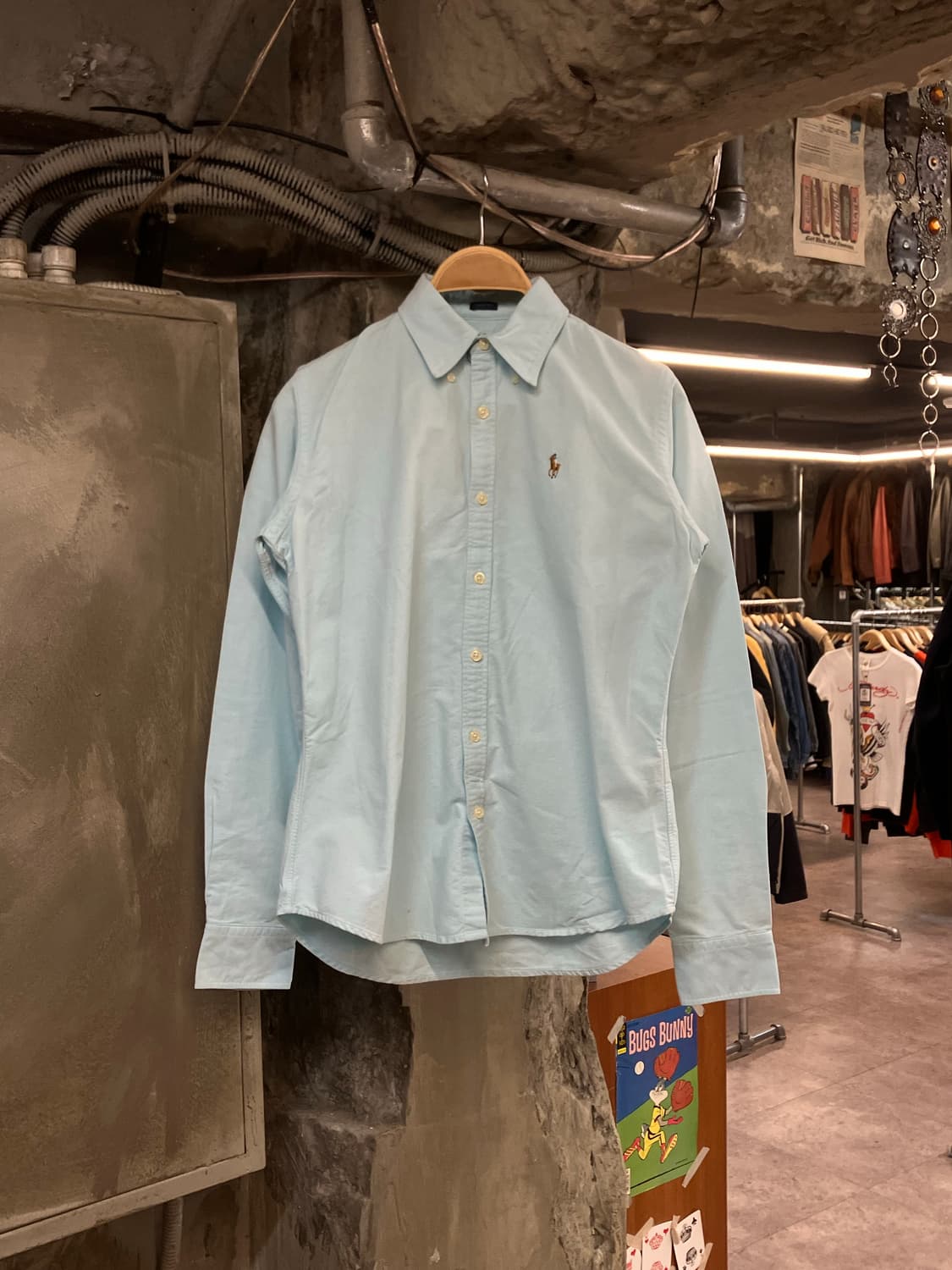 폴로 랄프로렌 슬림핏 셔츠 스카이블루  #csz2827 상품이미지1