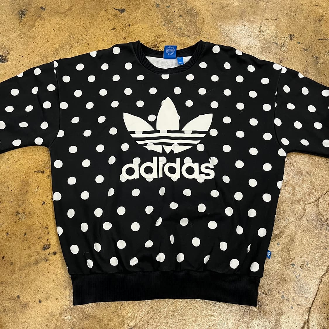 아디다스 도트 땡땡이 맨투맨 95 상품이미지3