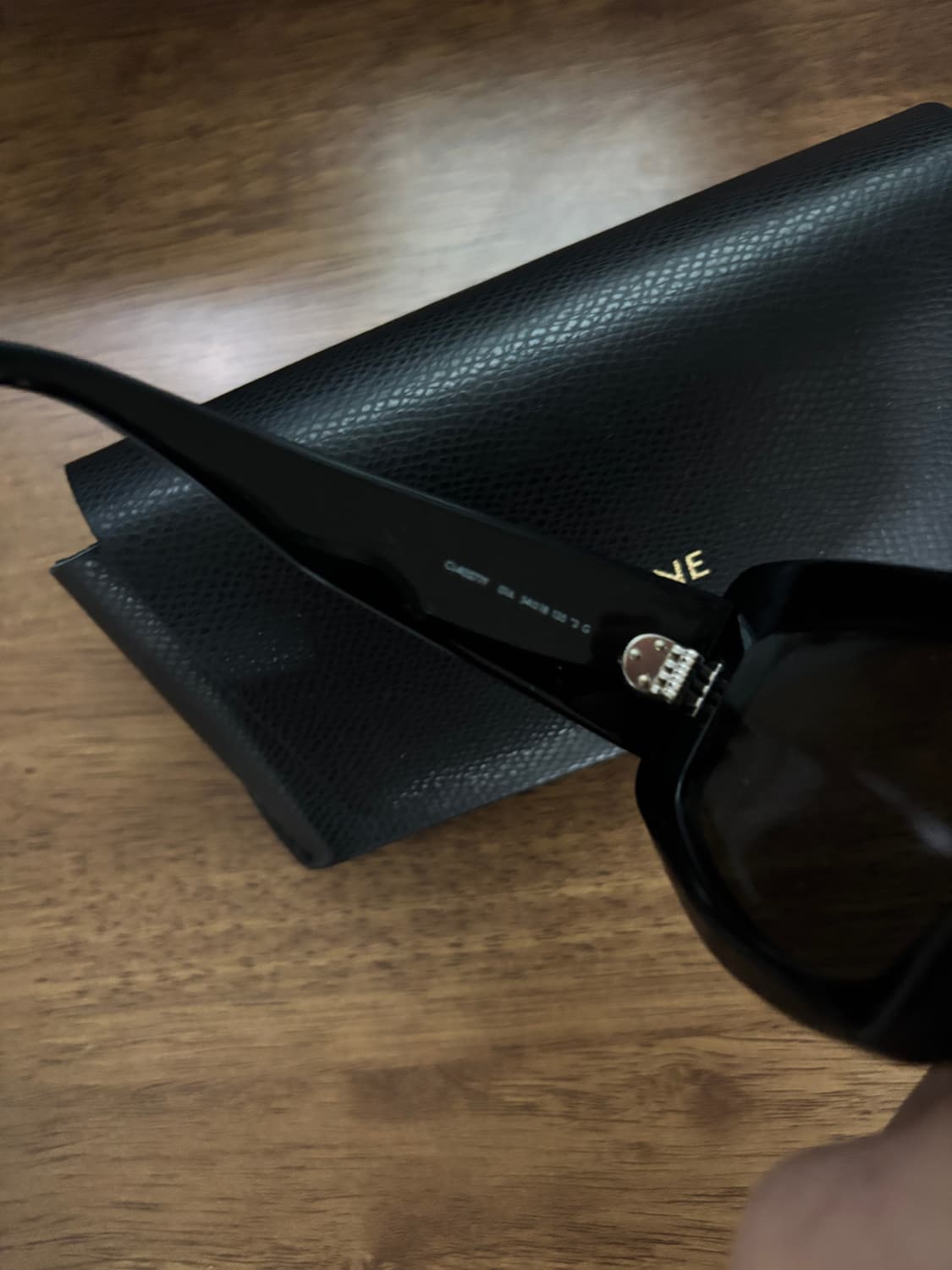 셀린느 선글라스 판매 3도트 블랙 상품이미지3