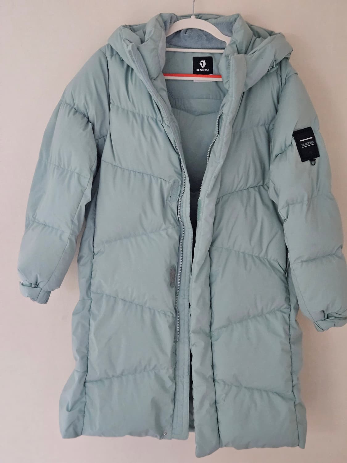 여성 블랙야크  챔프 롱패딩 155 민트 상품이미지1