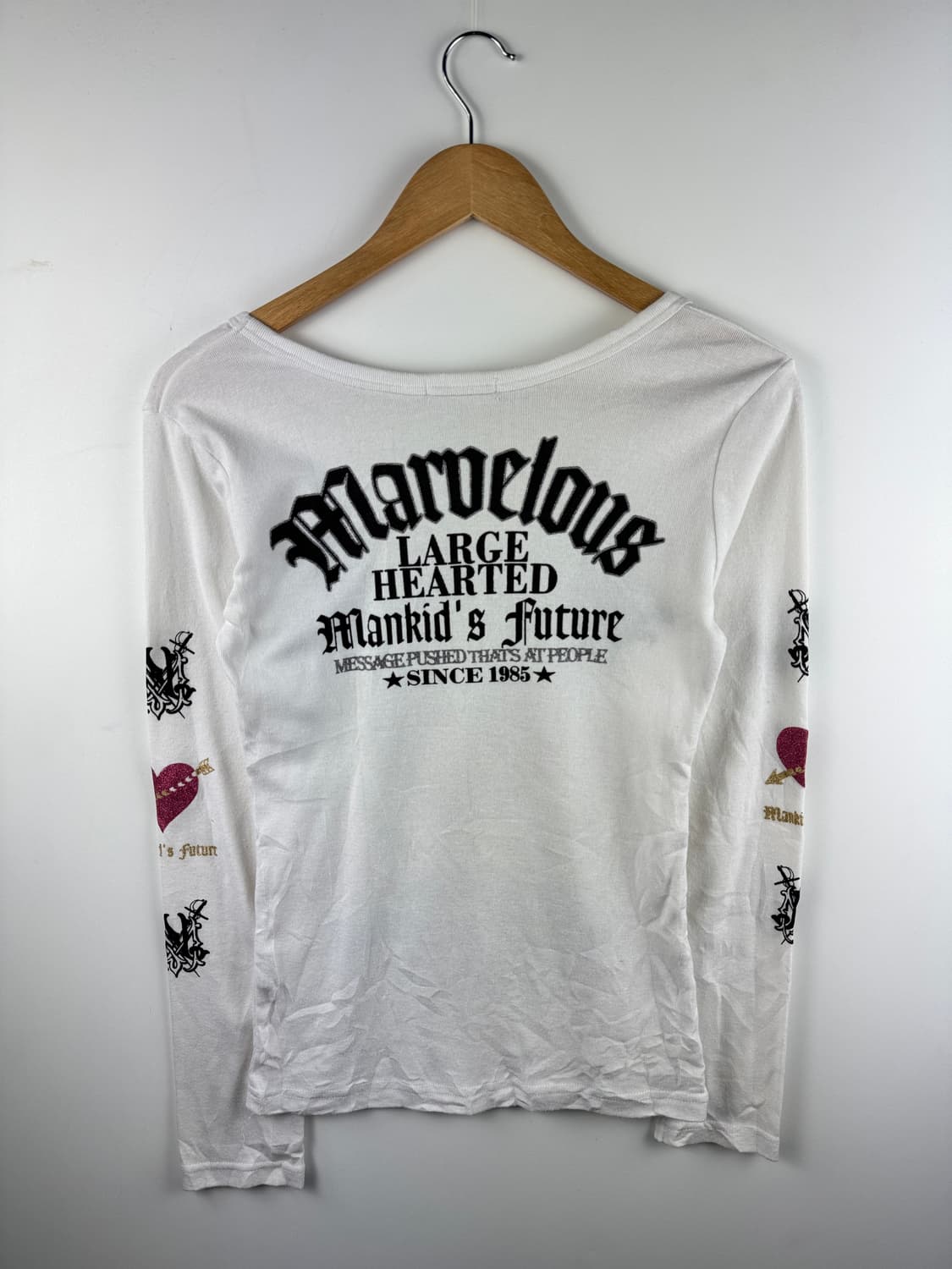 JPN 펑크 갸루 레터링 롱슬리브1701 상품이미지4