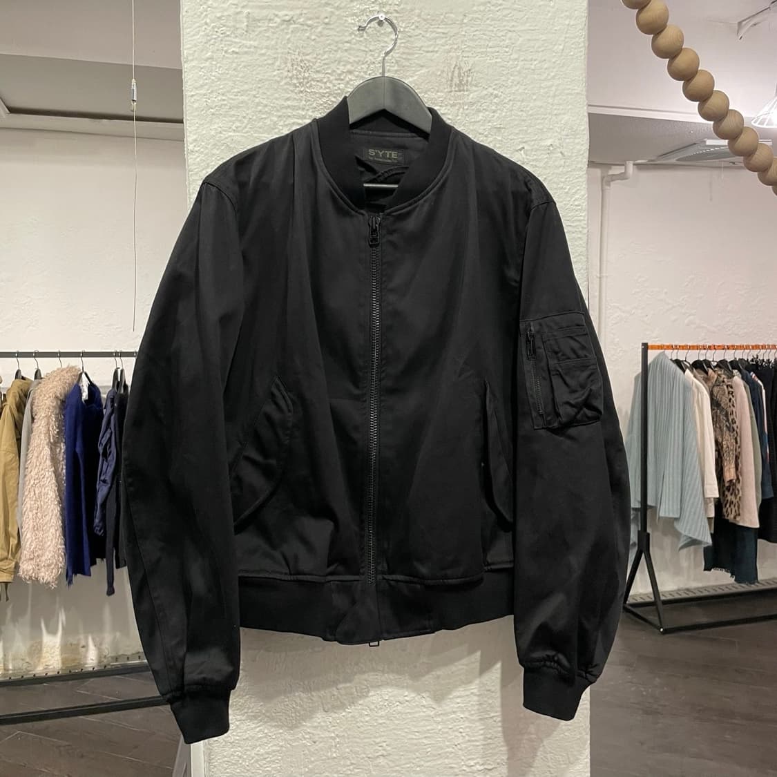 요지야마모토 오버사이즈 봄버 자켓 상품이미지1