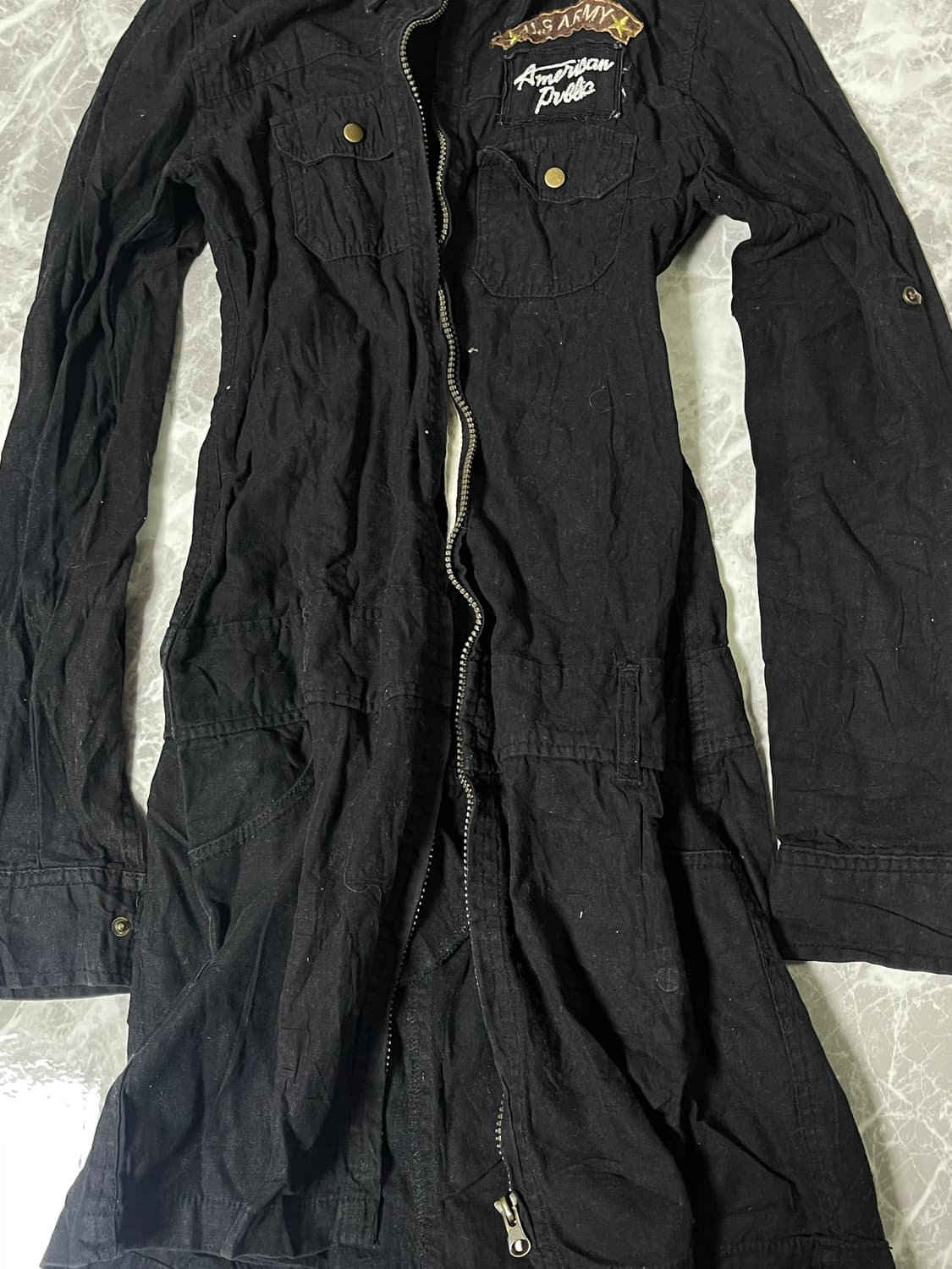 patchwork miltary jacket 상품이미지4