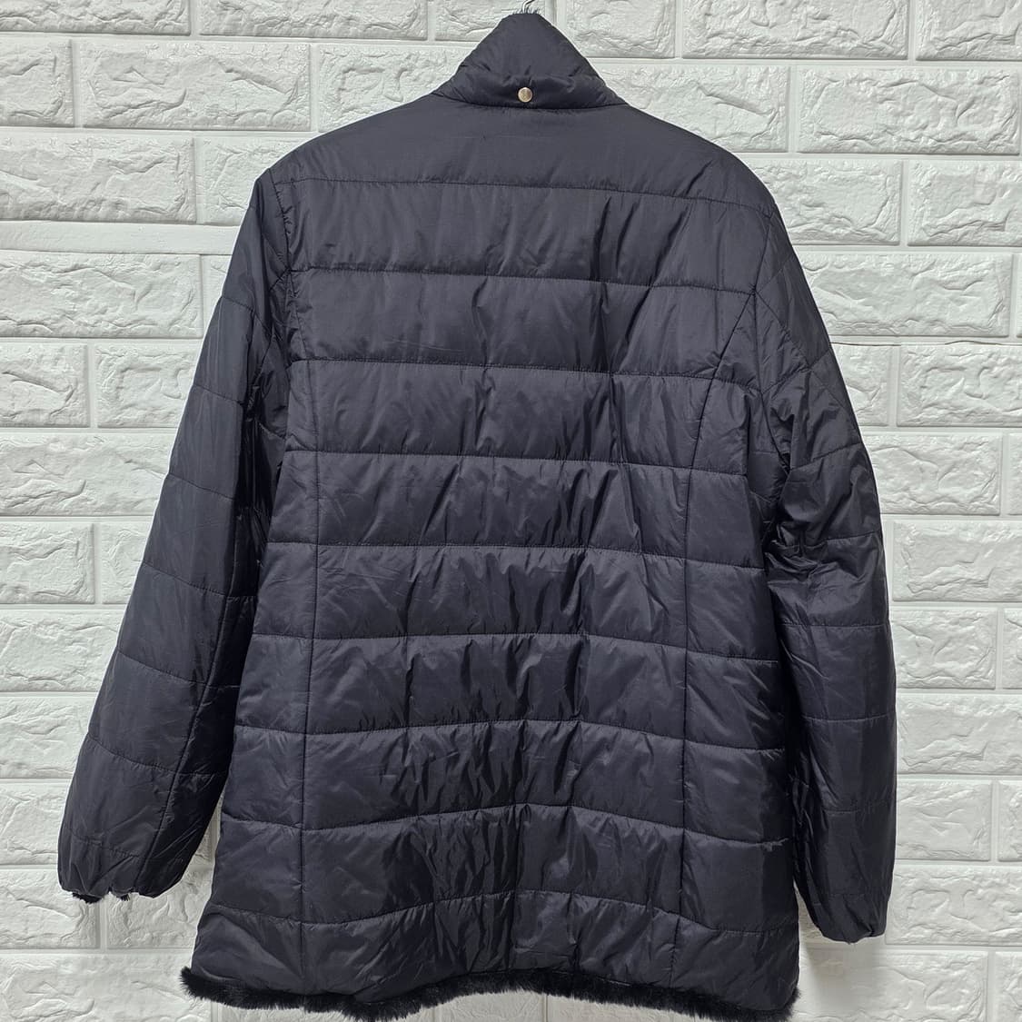 택포// 헤지스 양면 퍼 후리스 패딩 95 상품이미지4