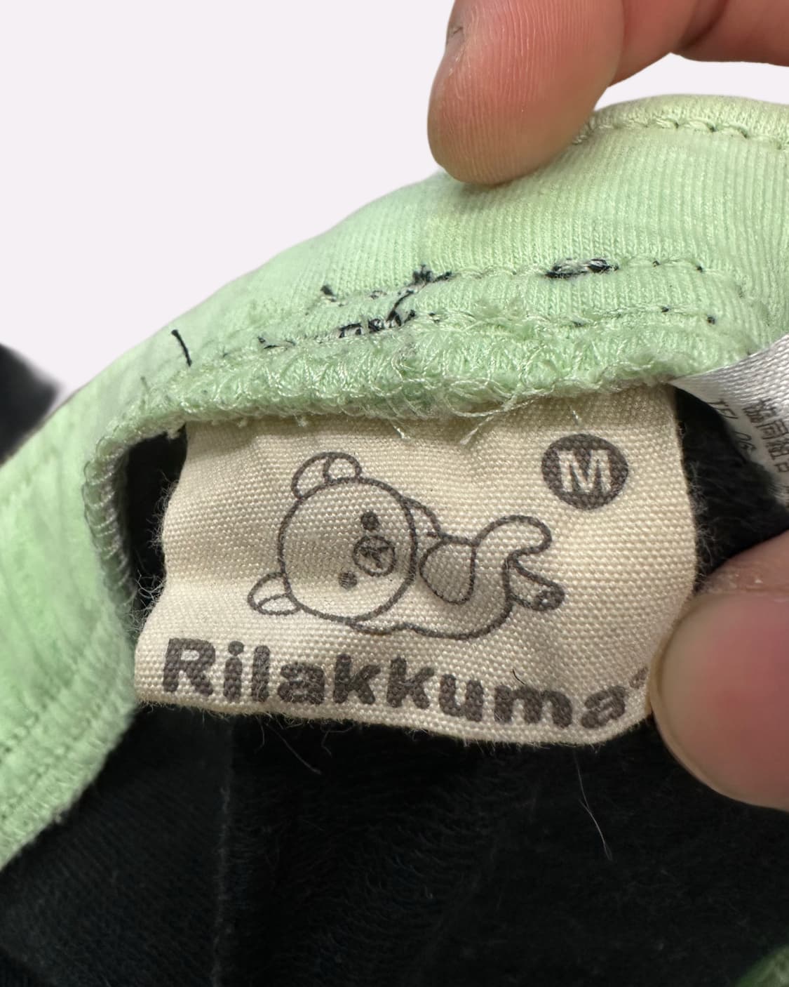 RILAKKUMA logo capri sweat pants 상품이미지6