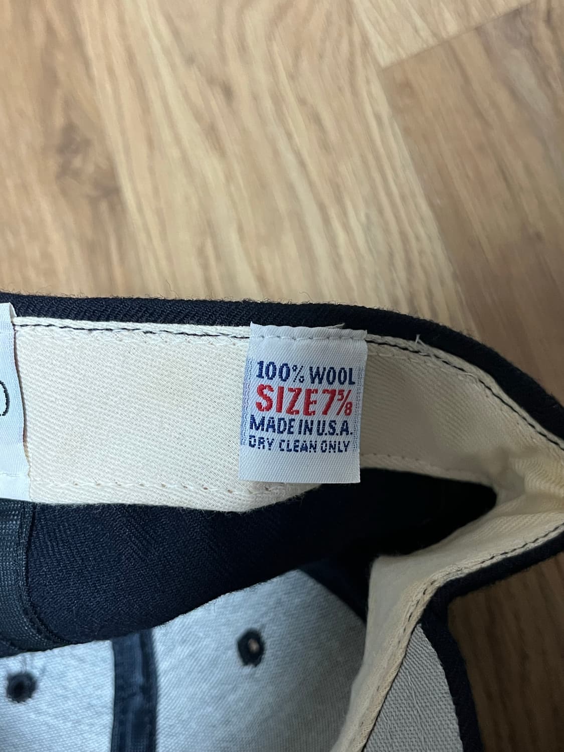 90s 빈티지 뉴에라 양키스 울 캡 made in usa 7 5/8 상품이미지5