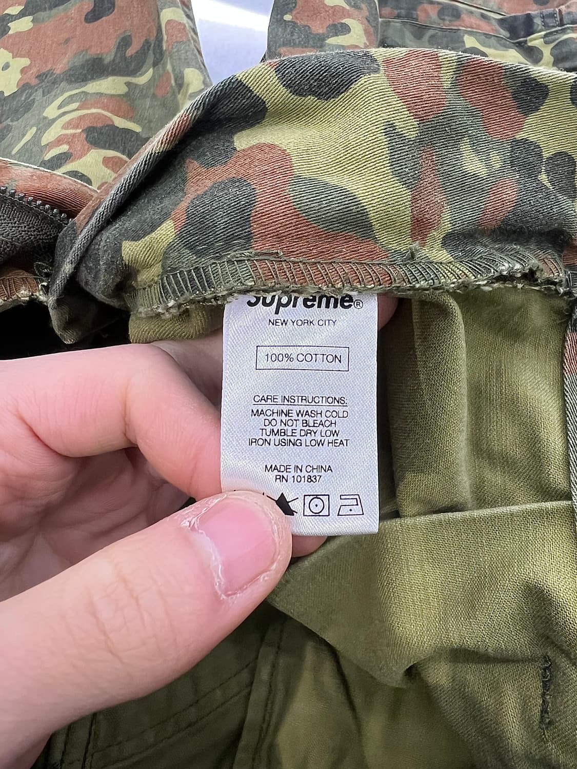 슈프림 19ss 독일군 카모 버뮤다 팬츠 상품이미지8