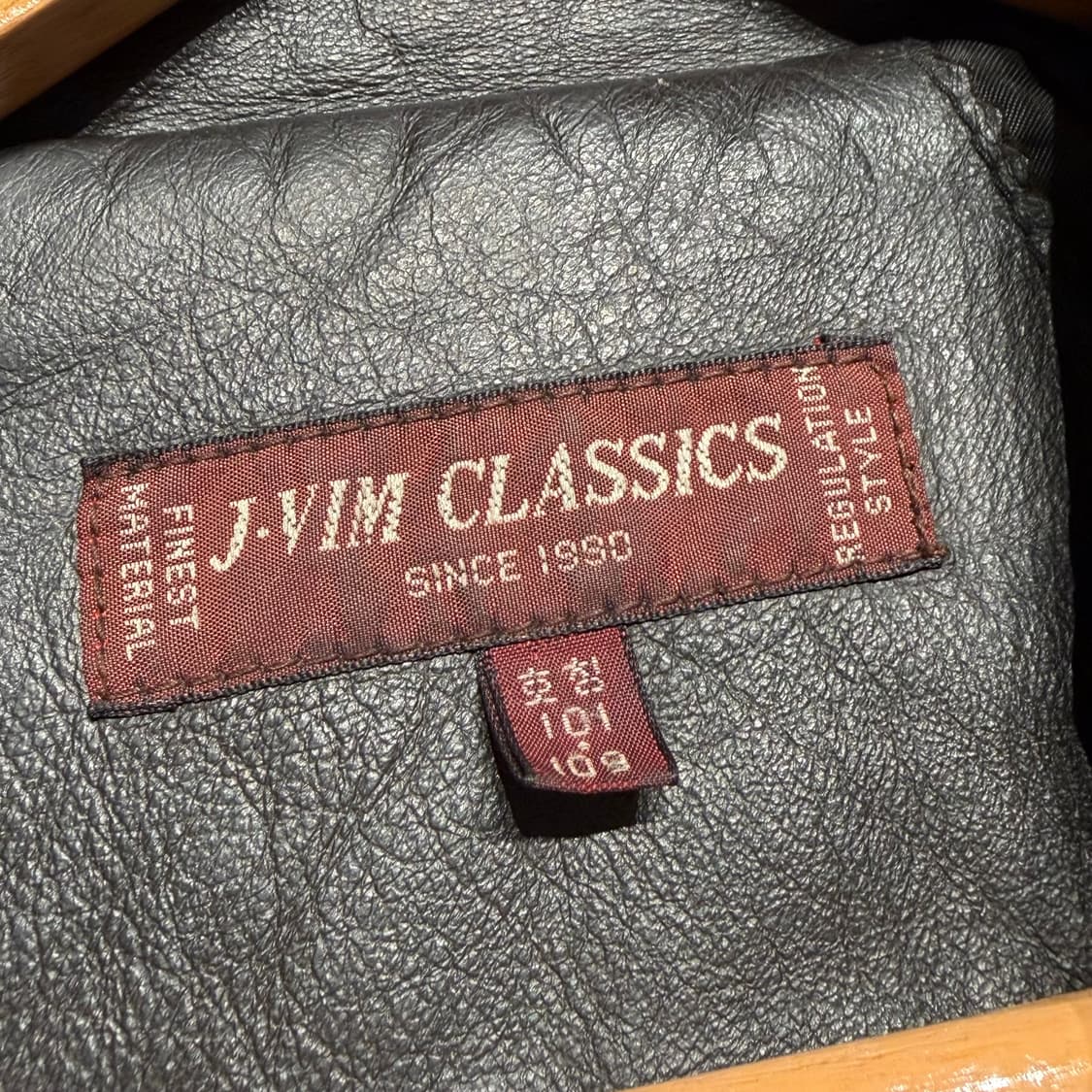 제이 빔 카우레더 30s 스포츠 자켓 L 105 소가죽 상품이미지2