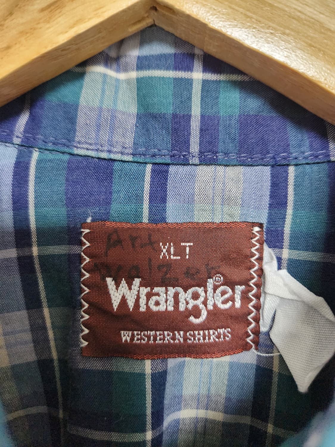 랭글러Wrangler 체크 웨스턴 셔츠 2XL - S86 상품이미지4