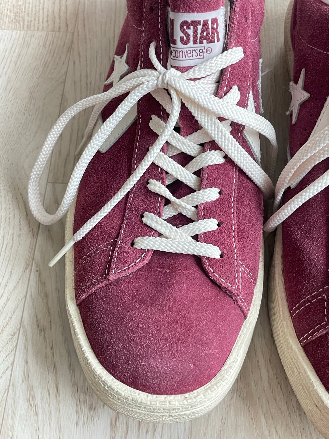 275cm)컨버스 프로레더ox 스웨이드 빨강 상품이미지5