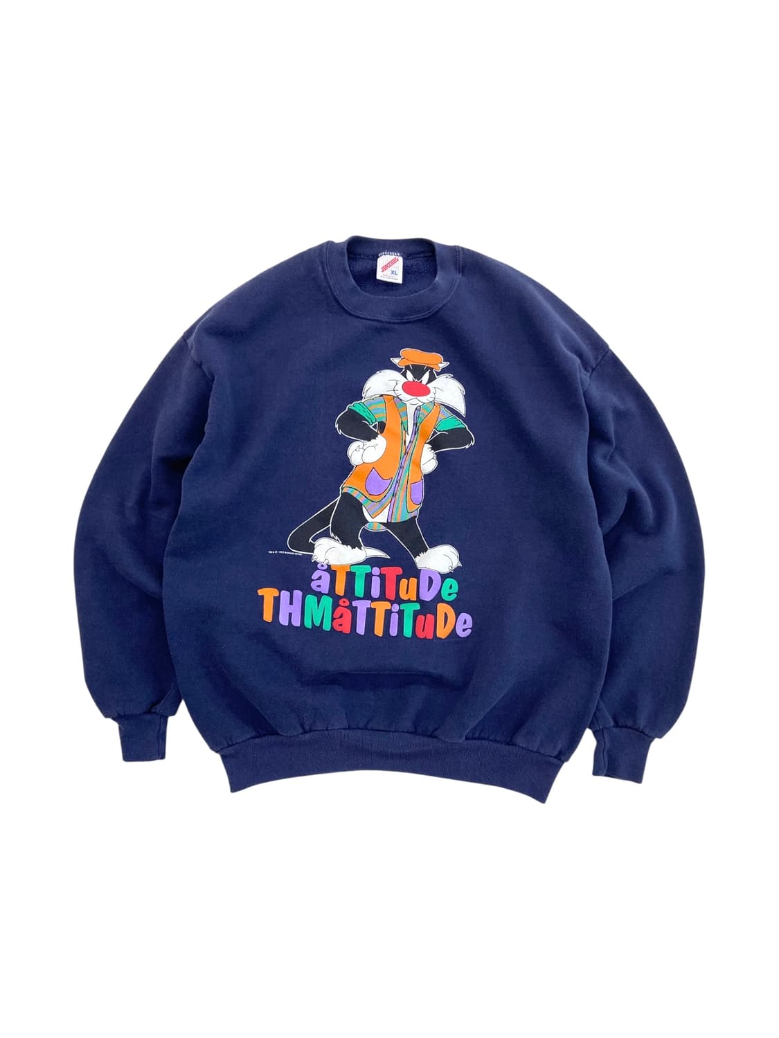 90's 루니튠즈 실베스터 50/50 스웻셔츠 상품이미지1