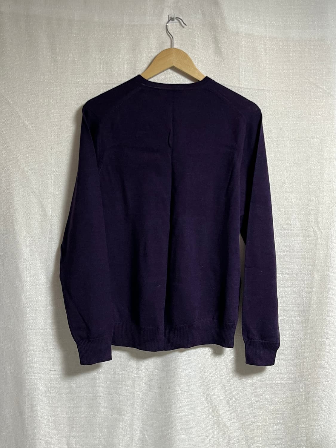 새상품 공용 캘빈클라인 메리노울 브이넥니트 M 상품이미지5