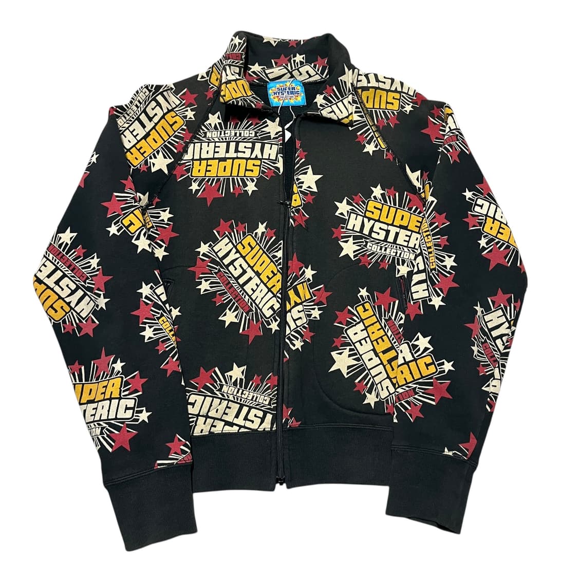 히스테릭 글래머 90‘s 슈퍼 히스테릭 패치 워크 로고 플레잉 집업 상품이미지1