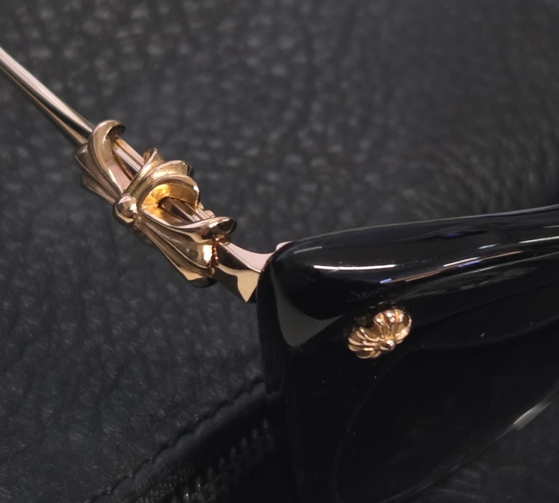 [새상품,풀구성]크롬하츠 골드 크로스 Black Cat-eye 선글라스 상품이미지3