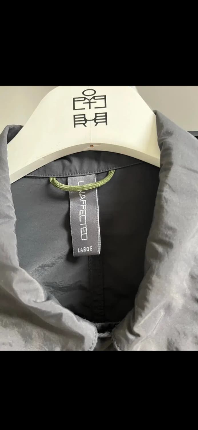 언어펙티드 나일론 자켓 차콜 L사이즈 상품이미지2