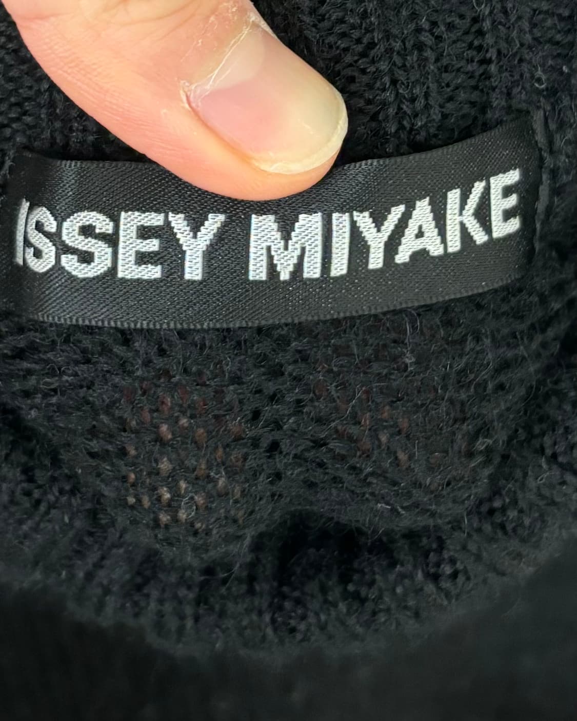 이세이 미야케 스티치 니트 터틀넥 스웨터 상품이미지7