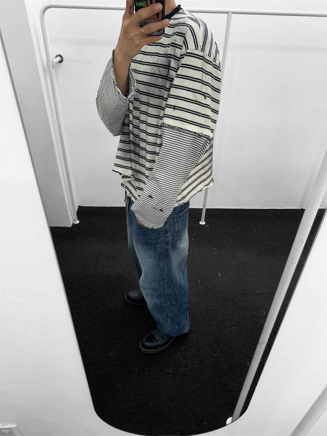 빈티지 레이어드 워싱긴팔 상품이미지9