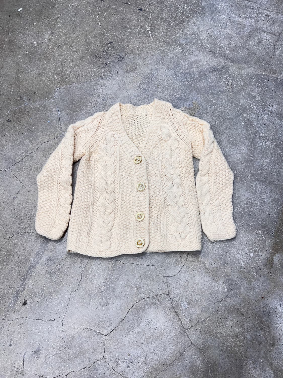 핸드메이드 울 니트 가디건 상품이미지1