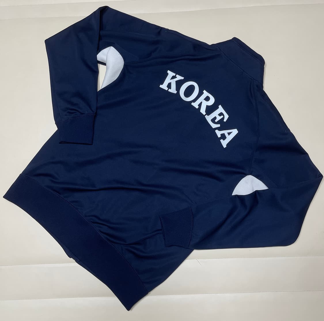 아식스 대한민국 국가대표 배구팀 선수지급용 트레이닝 집업 자켓 상품이미지2