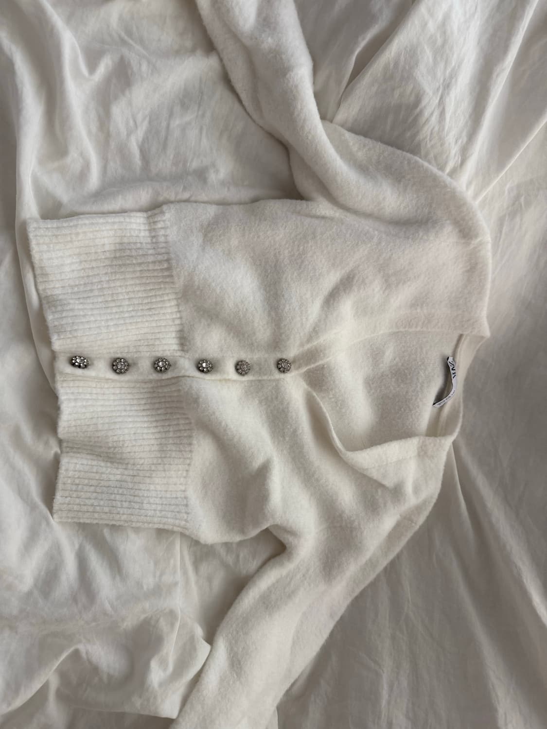 자라 화이트 가디건 셀프포트레이트 zara selfportrait 상품이미지3