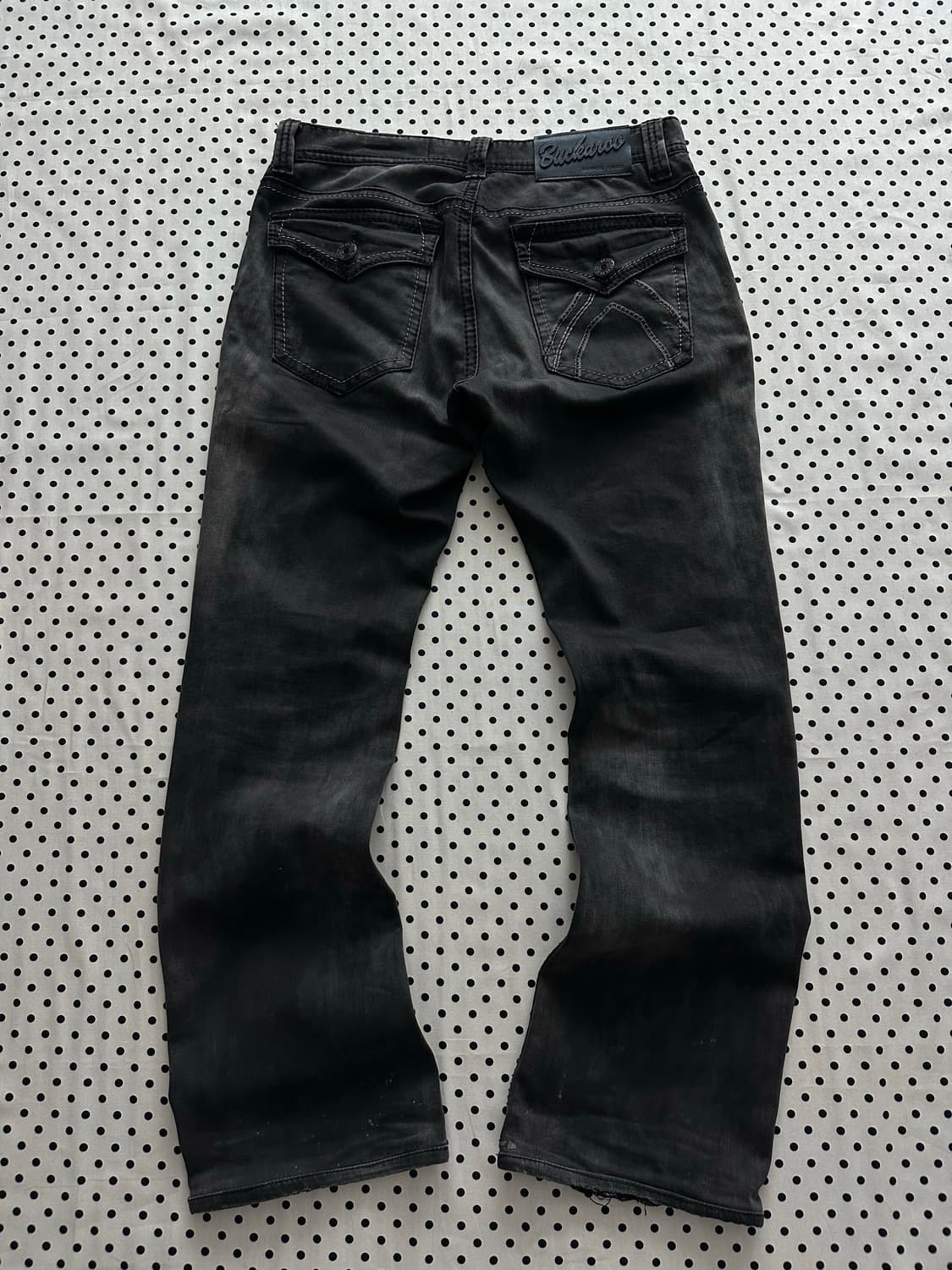 버커루 흑청 데님팬츠 상품이미지4