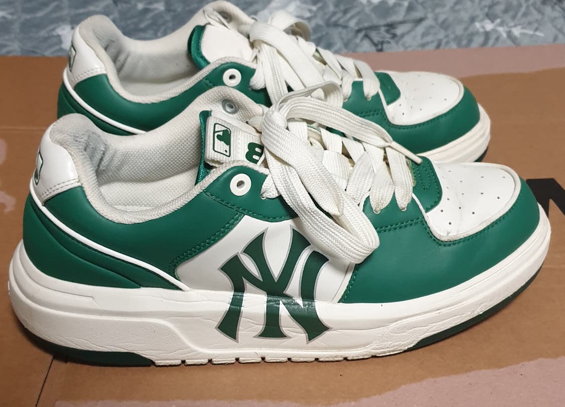 MLB 청키라이너 베이직 뉴욕양키스 스니커즈 그린 (270) 상품이미지2