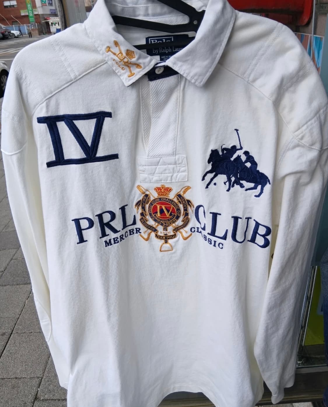 정품 폴로랄프로렌 빅포니 럭비 치프키프 카라 롱슬리브 L 상품이미지1