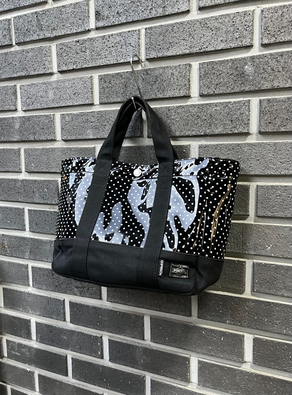 PORTER x G1950 포터 에나멜 토트백 블랙 상품이미지1