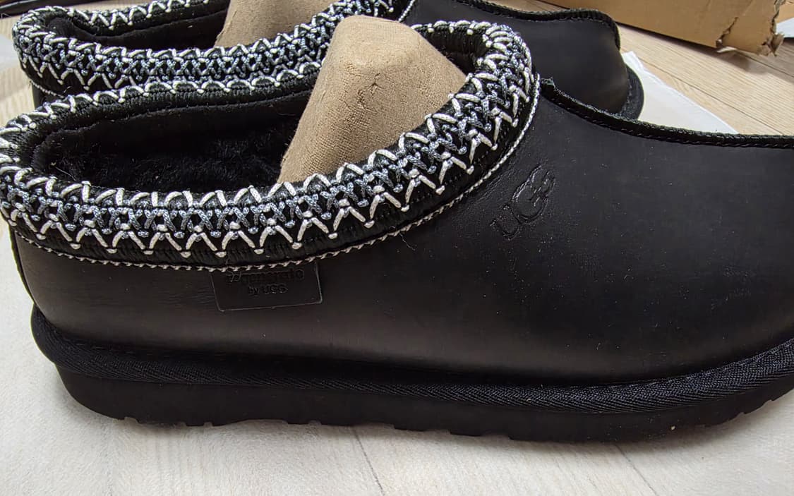 UGG 미국어그 레더 타스만 블랙240 상품이미지4