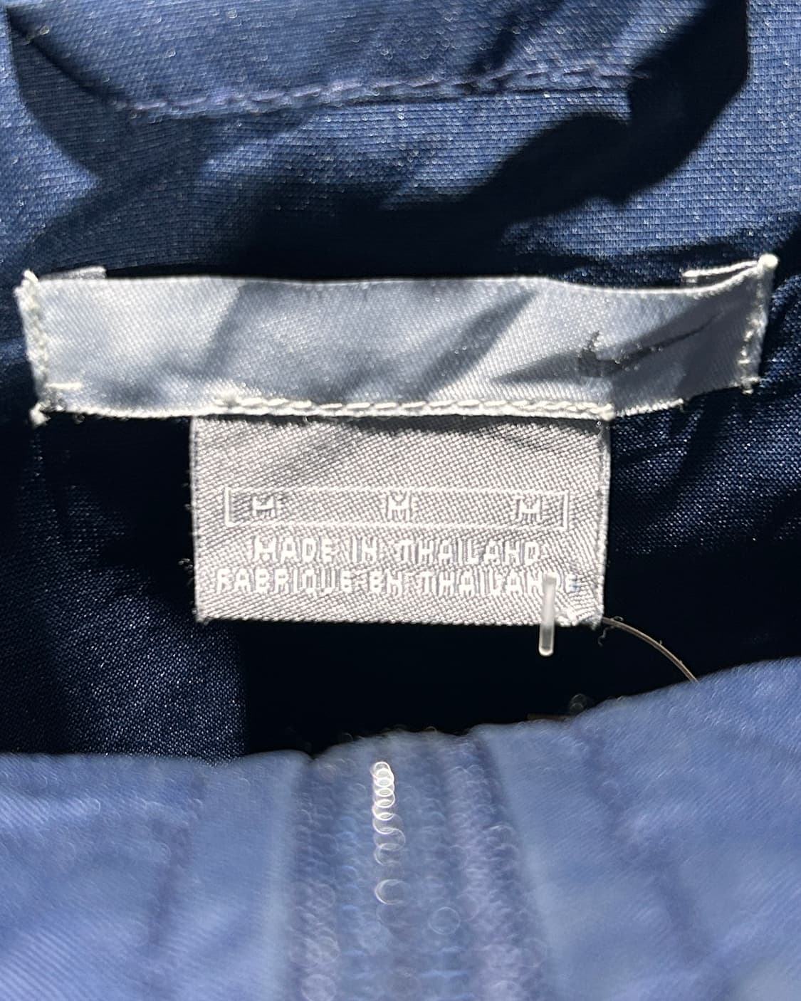 M 나이키 스우시 올드스쿨 사이드라인 화네이비 바람막이 상품이미지6