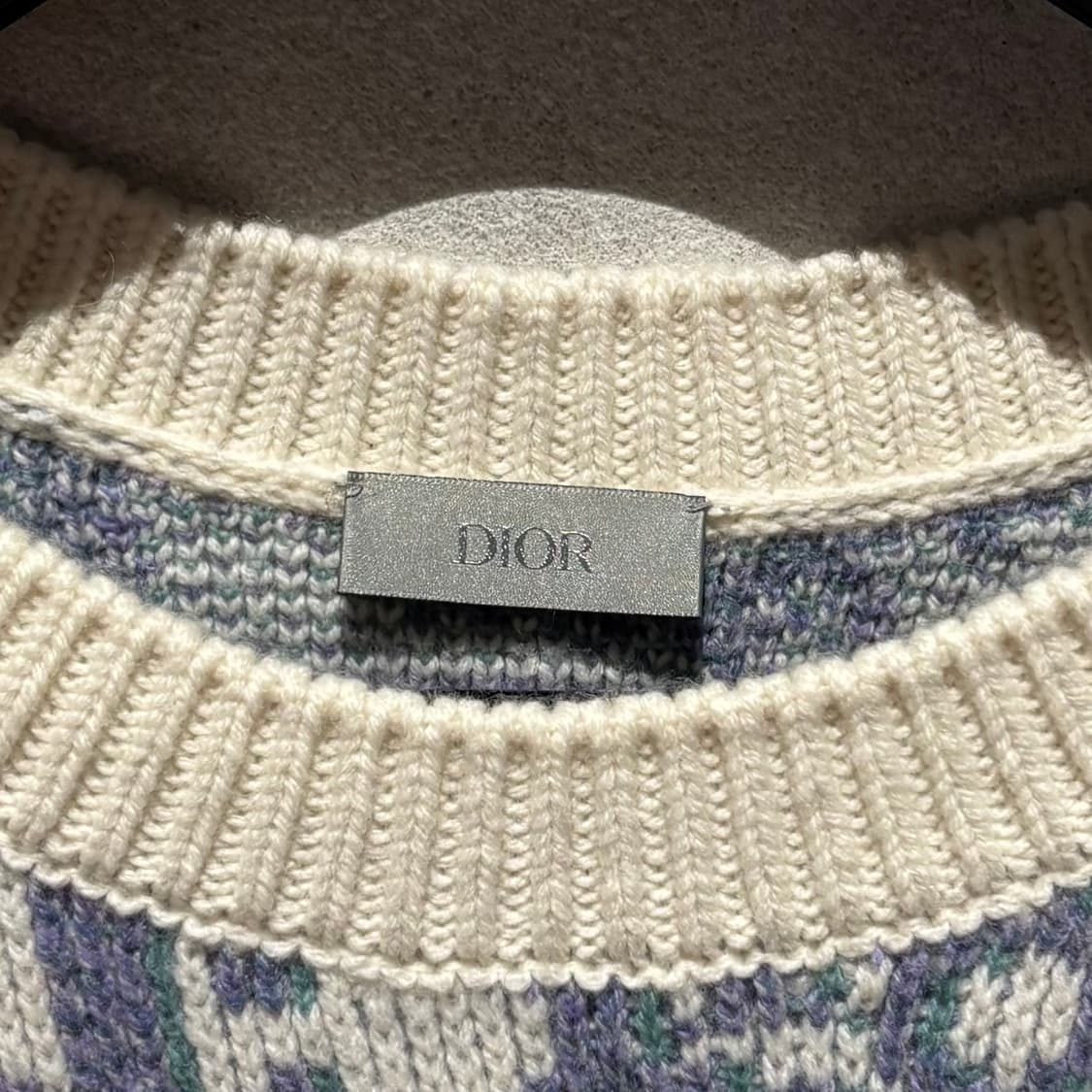 XXL/디올 오블리크 자카드 니트 상품이미지2