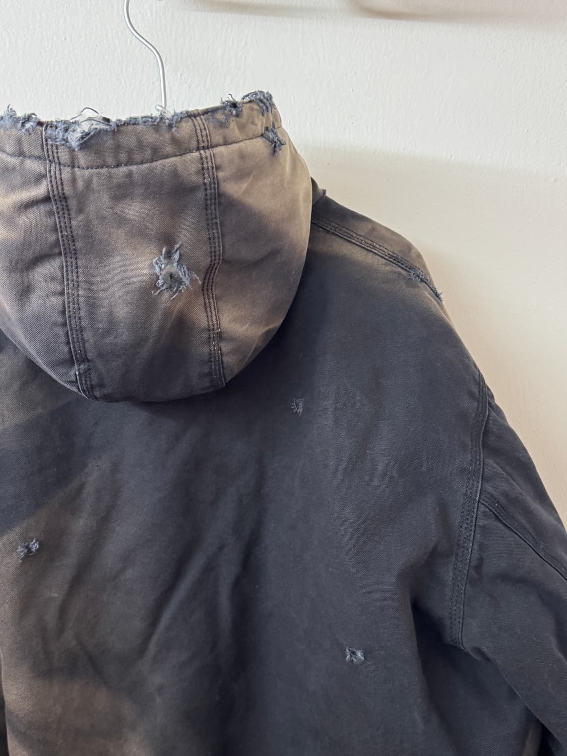 90s sun bleached quilted lined jumper 상품이미지8