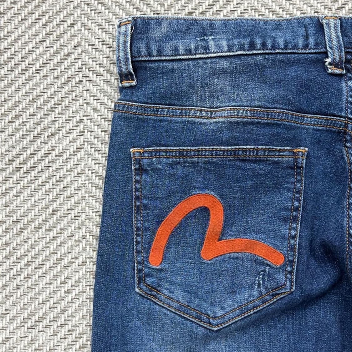 에비수 디트로이트 자수 데님팬츠 v2421 상품이미지7