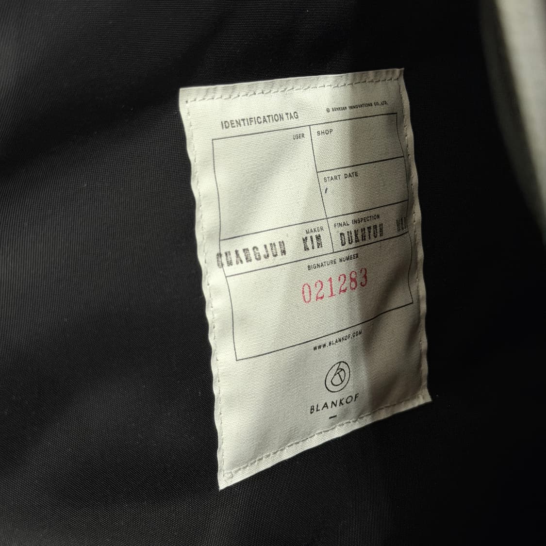 블랭코브 에펠백 백팩 가방 올리브 그레이 상품이미지4