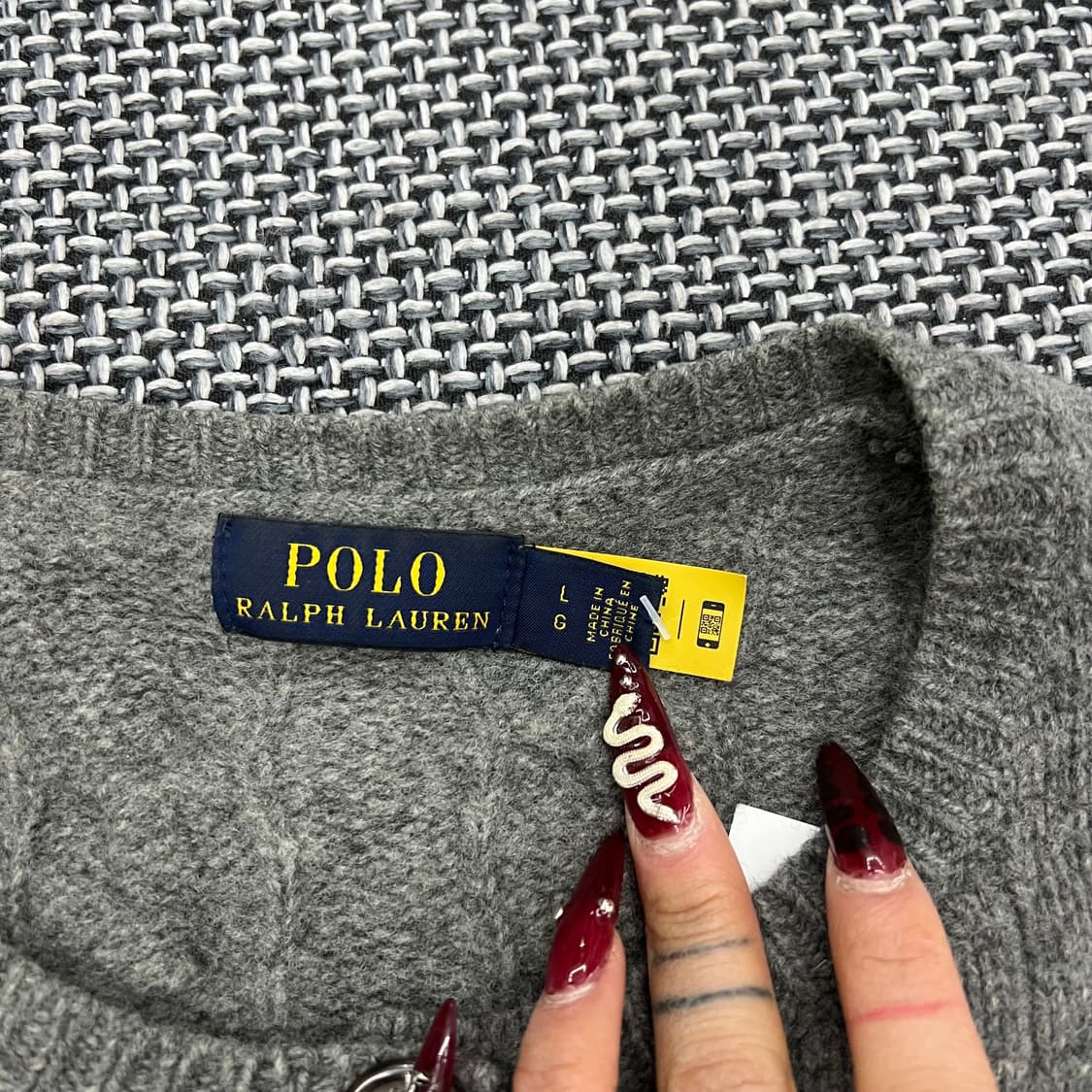 폴로 케이블 가디건 상품이미지2