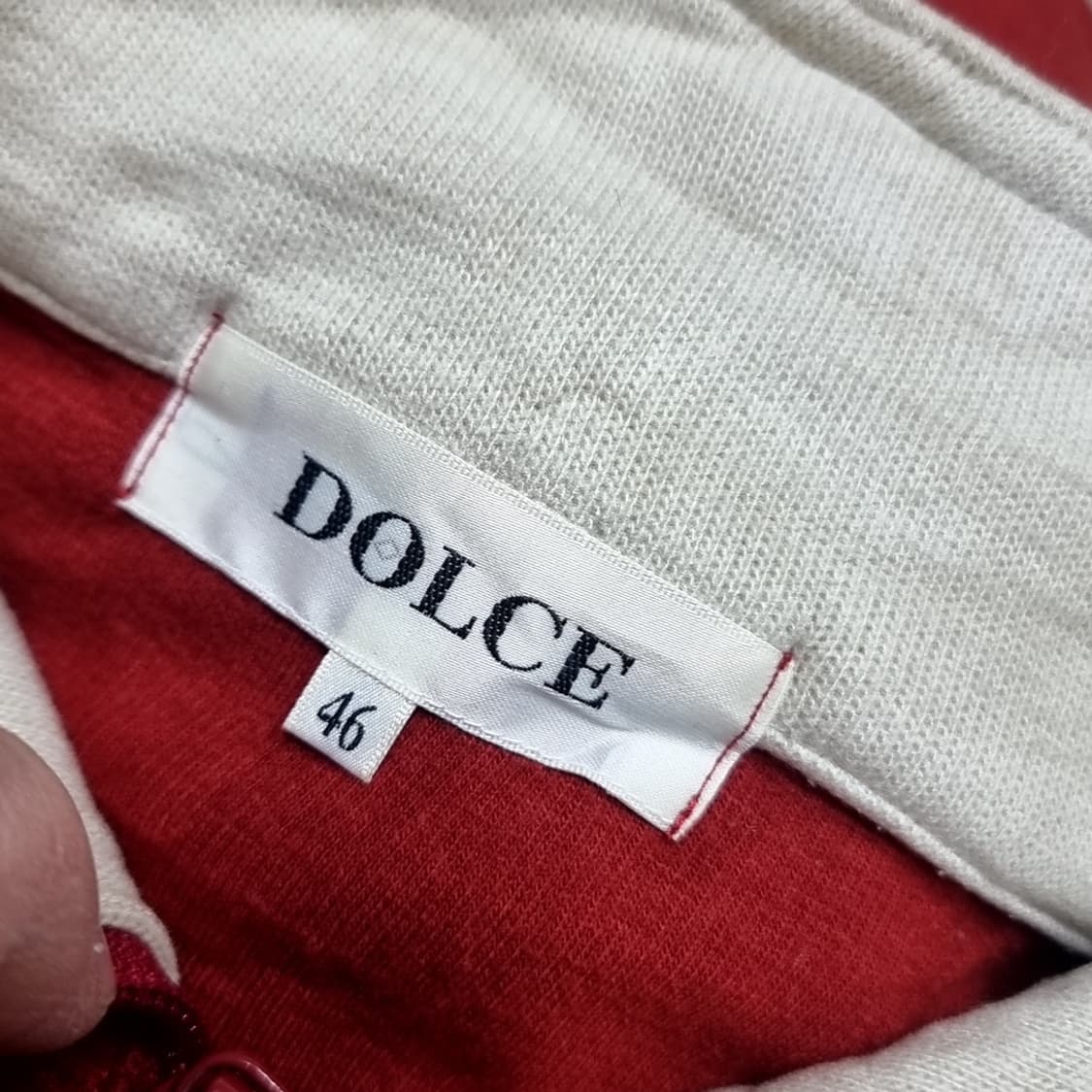 일본제 돌체 반집업 맨투맨 레드(100-105) 상품이미지4