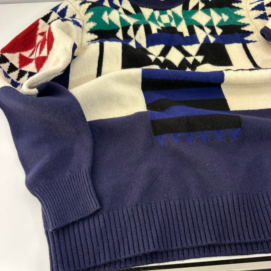 95 SACAI 사카이 에스닉 자카드니트 상품이미지2