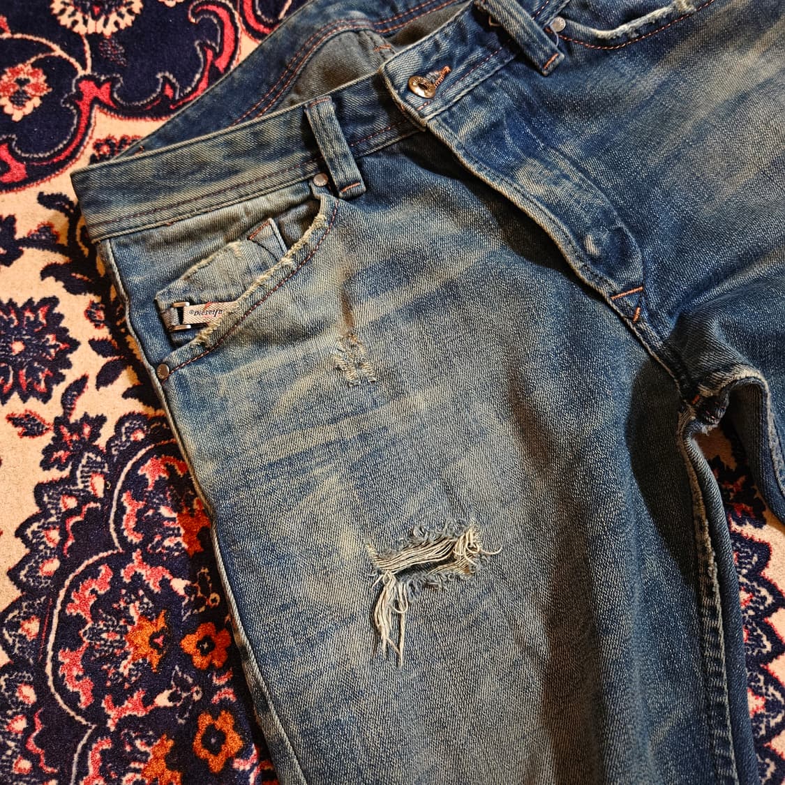 디젤(DIESEL) in Italy 대런 워싱 데님 청바지 30size 상품이미지2