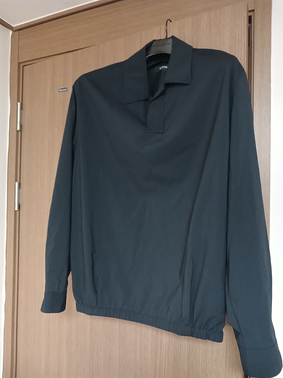 시스템옴므 2024 다크네이비 풀오버 카라 티셔츠 105 상품이미지7