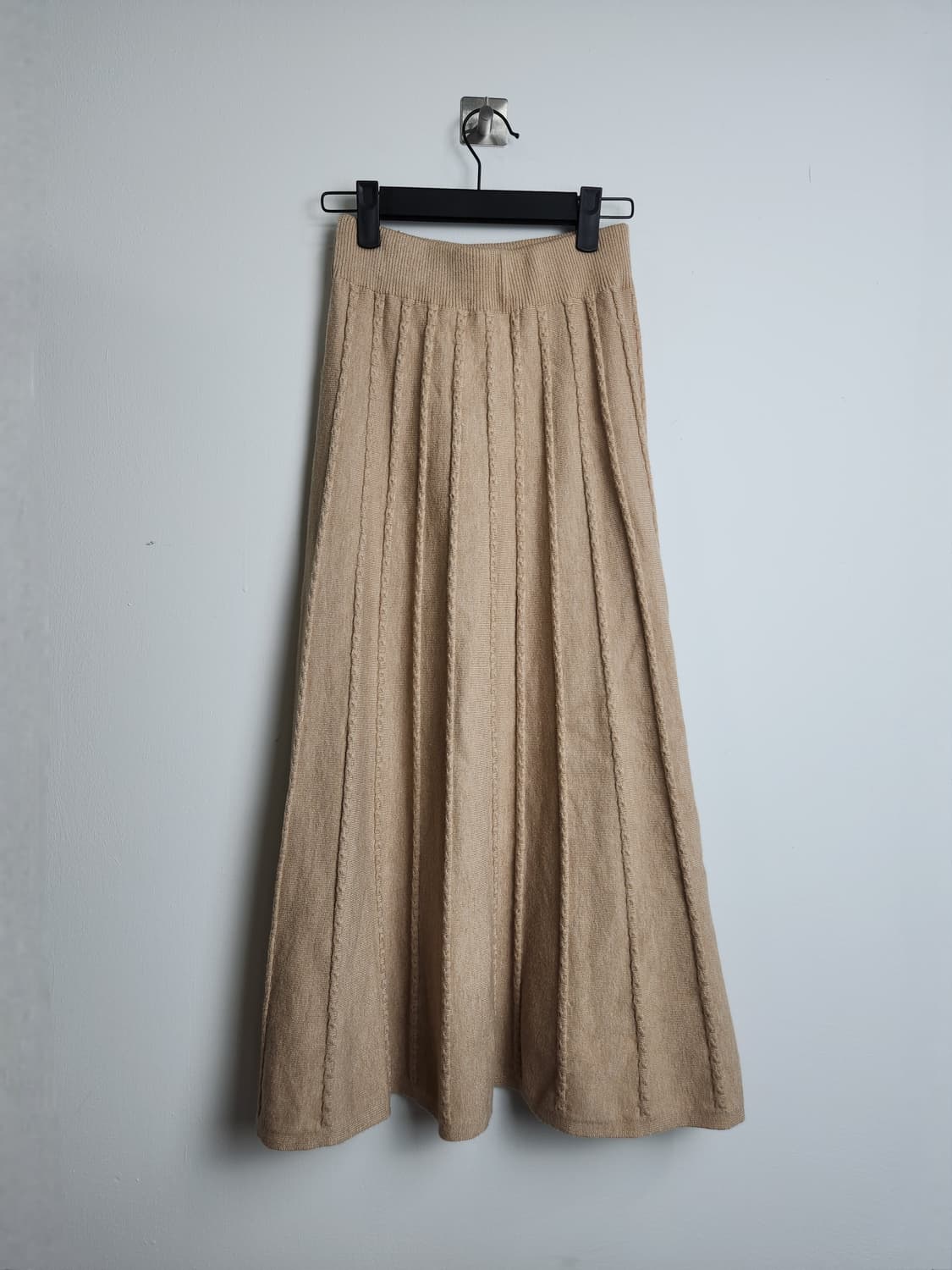 라인 니트 롱 스커트 상품이미지5